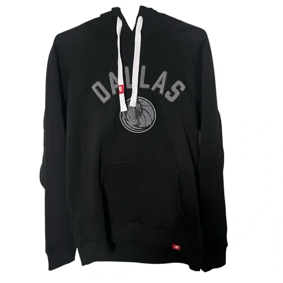 NWT Dallas Mavericks Black Hoodie size Large